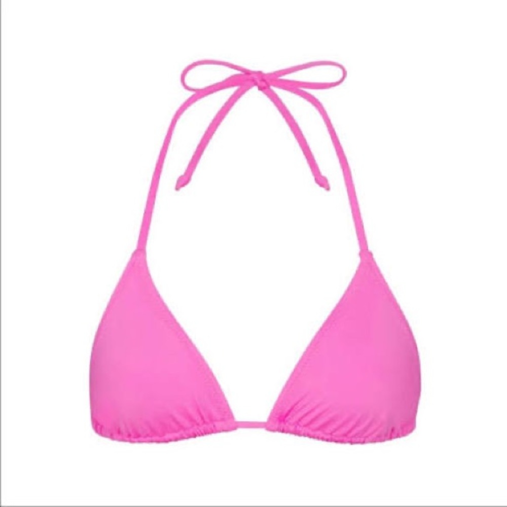 Skims micro bikini top.